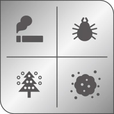 脱臭、アレル物質・花粉低減、殺ダニ効果（サムネイル画像）
