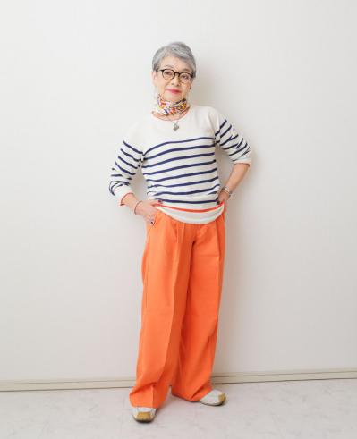 【プチプラおしゃれ術】68歳、ユーチューバー・きょうこばぁばの“品よく高見え”なコーディネートを公開！（サムネイル画像5）