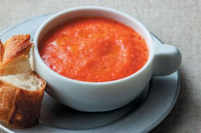 食欲のないときにおすすめの【お酢レシピ】さっぱりスープ2選「えのきとザーサイ」「ガスパチョ」