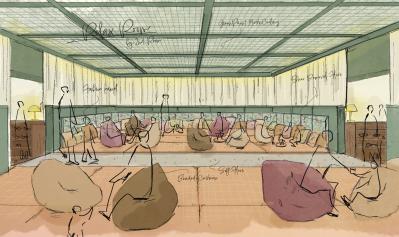 3．チェックイン前やチェックアウト後も自由に過ごせるパブリックスペース「2nd Room」（サムネイル画像）