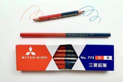 懐かしくて、使ってみると新しい 三菱の「赤青鉛筆」大人の使い方とは？