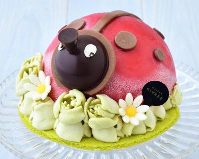 かわいすぎるスイーツ！【てんとう虫のアイスケーキ】お菓子研究家 飯田順子さんのお取り寄せ（サムネイル画像2）