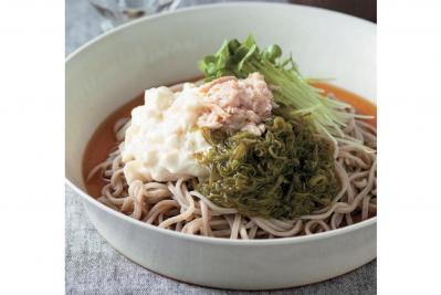 ネバネバ食材で免疫力をアップ【冷やしそばレシピ】2選「湯葉×アボカド×納豆」「めかぶ×ツナ×豆腐」