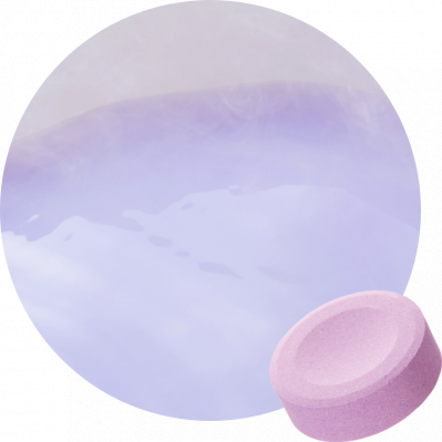 3.睡眠前のリラックスタイムに。やさしい湯色と、シュワとろな新感覚の湯ざわり（サムネイル画像）