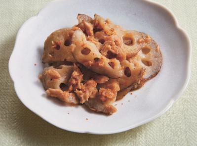 【さば、ツナの簡単レシピ】缶詰で即デキ！ ご飯にも合う「副菜」2選「さばとなすのごまみそ和え」「ツナとれんこんのきんぴら」（サムネイル画像4）