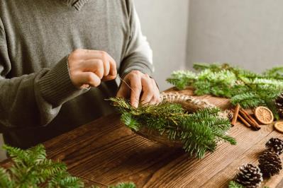 【ガーデニング】身近な自然素材のクリスマス ディスプレー！初めてでも簡単（サムネイル画像11）