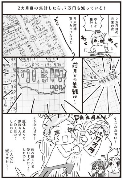 前月との出費額の差はなんと7万円！【家計簿マンガ＃14】（サムネイル画像3）