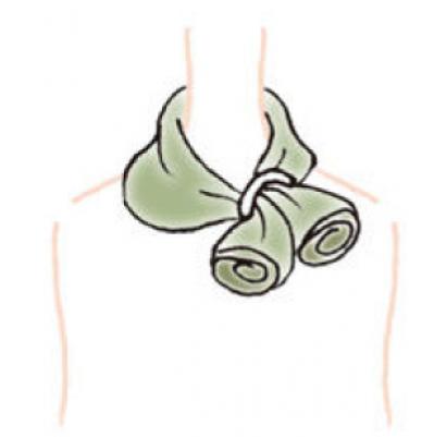 【スカーフの巻き方2選】ジャケットに合う！「チェーン チョーカー」と「ローズ結び」（サムネイル画像16）