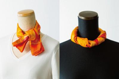 「センスがいいですね」と言われる【定番スカーフの巻き方2選】「スタイリッシュ プリーツ」と「チョーカー結び」