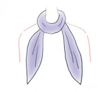 きちんとした人に見える【スカーフの巻き方】柄も生かせる「ネックタイト」（サムネイル画像3）