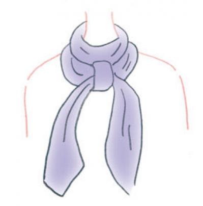 きちんとした人に見える【スカーフの巻き方】柄も生かせる「ネックタイト」（サムネイル画像12）