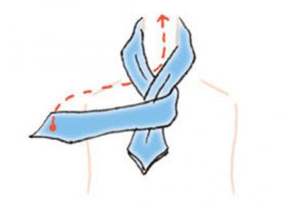 メンズの結び方を取り入れたらこんなにおしゃれ！【プチスカーフの結び方2選】「アスコットタイ」と「ネクタイ結び」（サムネイル画像17）