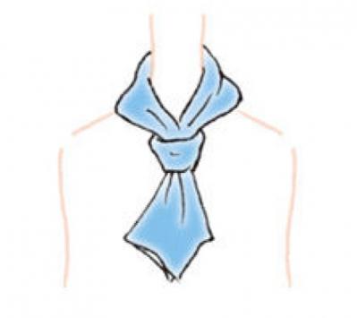 メンズの結び方を取り入れたらこんなにおしゃれ！【プチスカーフの結び方2選】「アスコットタイ」と「ネクタイ結び」（サムネイル画像19）