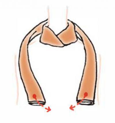 どんな服にも合う【ロングスカーフの巻き方】「2重巻き」はシンプルなのに最強！（サムネイル画像6）
