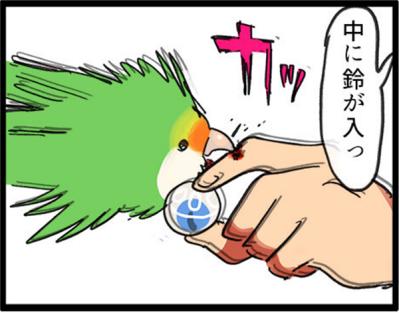 【鳥マンガ＃6】敵には容赦しないインコ。「飼い主はつらいよ」（サムネイル画像8）