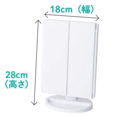 「最近近くが見えづらくなってきた…」人もメイクに困らない！便利すぎる「照明つき卓上三面鏡」とは？（サムネイル画像3）