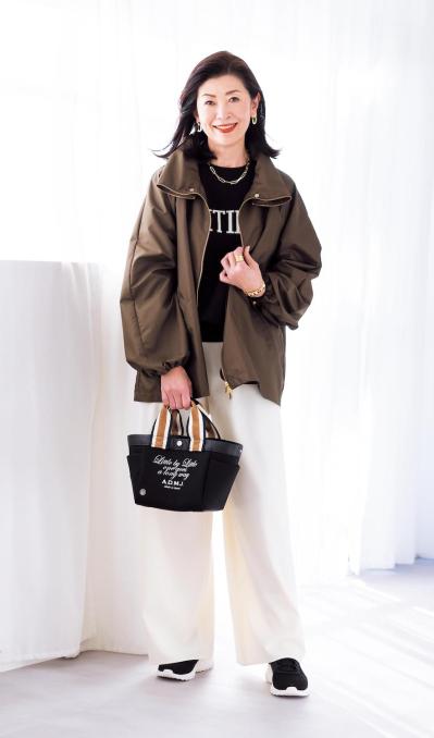 人気スタイリスト・岡部久仁子さんおすすめ！ 今風のシルエットになる【ショート丈の春アウター】3選（サムネイル画像4）