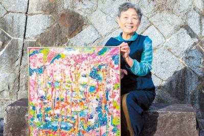 70代で天職に出合った77歳女性。59歳で整体師→71歳で画家に【人生100年時代の働き方白書】