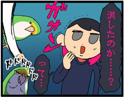 【鳥マンガ＃27】水浴びをしたときのインコ臭が…／女帝インコついにリンゴを召し上がる（サムネイル画像15）