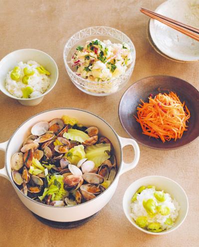 そら豆、あさり、キャベツ…春の旬がたっぷりつまったヘルシーな晩ごはん献立｜人気料理家【飛田和緒さん】の食卓を拝見（サムネイル画像3）