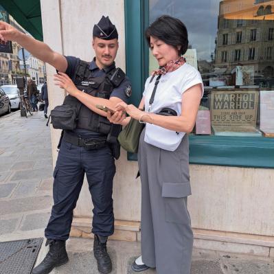 大公開！【中道あんさん】パリひとり旅のスナップ写真「絶品のディナーは…」（サムネイル画像6）