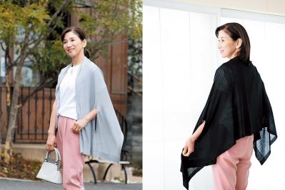 5月から夏日続出！小さくたたんでバッグインもできる、おしゃれな「UV COOLケープストール」とは？