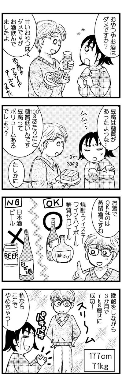 晩酌は続けながら3か月で7kgやせに成功。飲んでいたお酒は何？【脱デブ日記 #55】（サムネイル画像3）