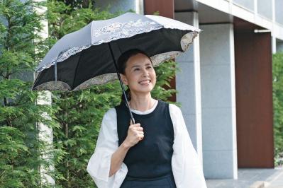 梅雨と猛暑、どちらも使えるハイスペックな「女優日傘」とは？優美なデザインにも注目！