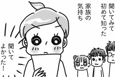 家族ミーティングの結果は？みんなが納得するリビングの片づけ方【片づけマンガ#24】