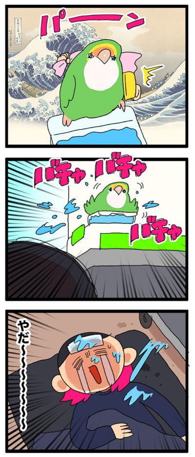 体調不良中にやってほしくないこと／インコの話す「ケチョイ」ってどんな意味？【鳥マンガ＃71】（サムネイル画像5）