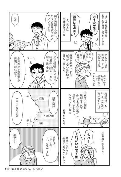 胸をキレイに再建するためには「ダイエット」しなくちゃならないらしい…【乳癌日記 #48】（サムネイル画像2）