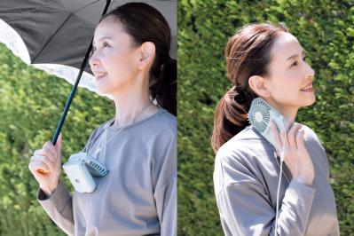 重さは約140g。ほぼバナナ1本分の重さでヒンヤリ！「Toffy 折りたたみひんやりファン」とは？