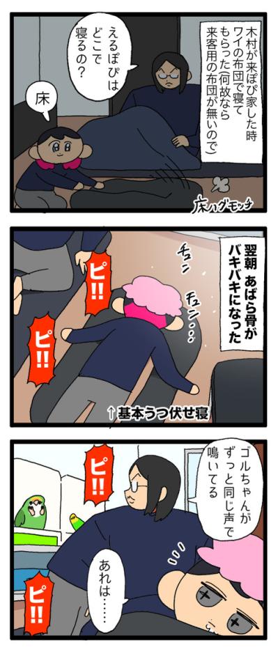 インコだって人見知りする／ゴルちゃんが疲れていても怠らないことは？【鳥マンガ＃83】（サムネイル画像3）