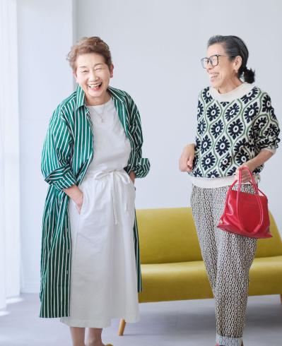 78歳・読者モデル「娘に老けたと言われてショックだった…」 スタイリスト【西ゆり子さん】直伝の着方テクで大変身！（サムネイル画像6）