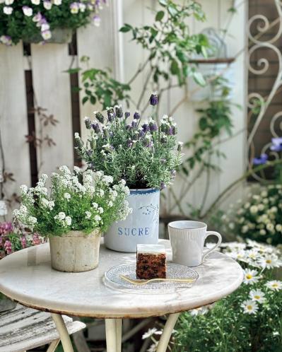 13㎡のベランダが華麗に変身！DIYとフレッシュハーブ、ホワイトコーデで楽しむベランダガーデン（サムネイル画像3）