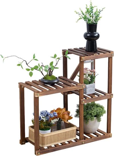 【最大10％OFF】リビング、ベランダ、寝室などに【フラワースタンド】お気に入りの鉢花や観葉植物、 本や小物を飾るのもおすすめ♪【Amazonタイムセール】（サムネイル画像2）