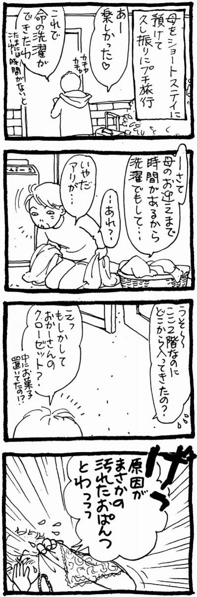 蟻に「ありがとう」？汚れ物から見つけた認知症母の病気の兆し？【認知症母との介護生活#70】（サムネイル画像2）