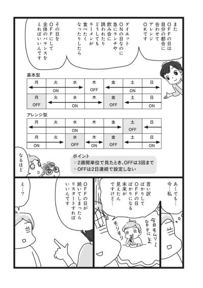 「ラーメンもスイーツもお酒もOK！」まさかのメリハリ食事制限でほんとに痩せる？！【ダイエット挑戦マンガ#14】（サムネイル画像3）