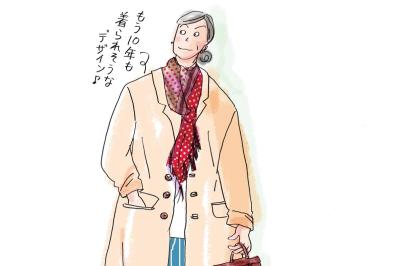 70歳から始めるおしゃれ！「もう10年も着られそうな安定感」【本田葉子さん】のベージュのコート