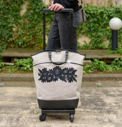 「体を支える！」スワニーキャリーバッグ　近沢レース店コラボ「フローレンス」 Lサイズ