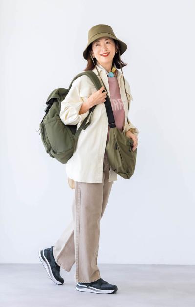 【50代からの旅バッグ】スタイリストイチオシの「斜めがけ＆リュック」【6選】疲れ知らずで使える逸品（サムネイル画像3）