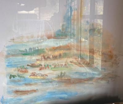 認知症の夫がシーツに…「自分が何者か」を忘れた夫を3年間介護。最期は絵筆を走らせて私の肖像画を…（サムネイル画像3）