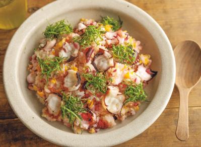 【笠原将弘さん】が教える簡単おいしい「焼きめし」2選「たこ、しば漬け焼めし」「納豆とクレソンの焼きめし」（サムネイル画像3）