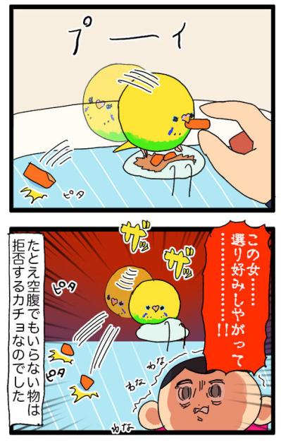 観覧車で大ハプニング!? おもちゃに挟まるインコの受難【鳥マンガ #138】（サムネイル画像5）