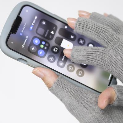 極暖シルク 指先開きハンドウォーマー（サムネイル画像2）