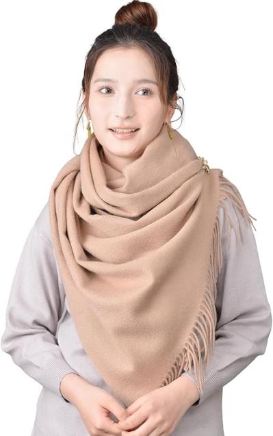 【最大20％OFF】軽くて暖かい【カシミヤストール】これからの季節、羽織ったり首元に巻いてしっかり防寒【Amazonタイムセール】（サムネイル画像4）