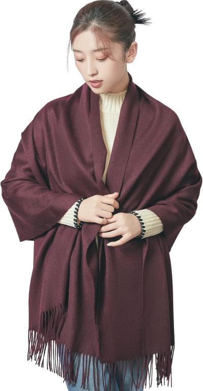 【最大20％OFF】軽くて暖かい【カシミヤストール】これからの季節、羽織ったり首元に巻いてしっかり防寒【Amazonタイムセール】（サムネイル画像2）