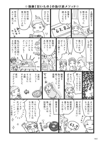 「疲れたとき、つい甘い物に手が伸びる」これってやめられるの？【ダイエット挑戦マンガ#34】（サムネイル画像2）