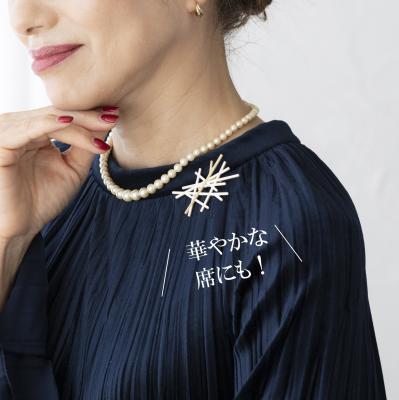 ゆうゆう商店限定　ペーパージュエリーブローチ「枝」（サムネイル画像2）