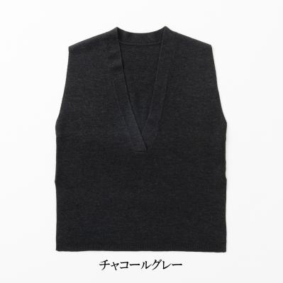 シルクウールのVベスト（サムネイル画像4）